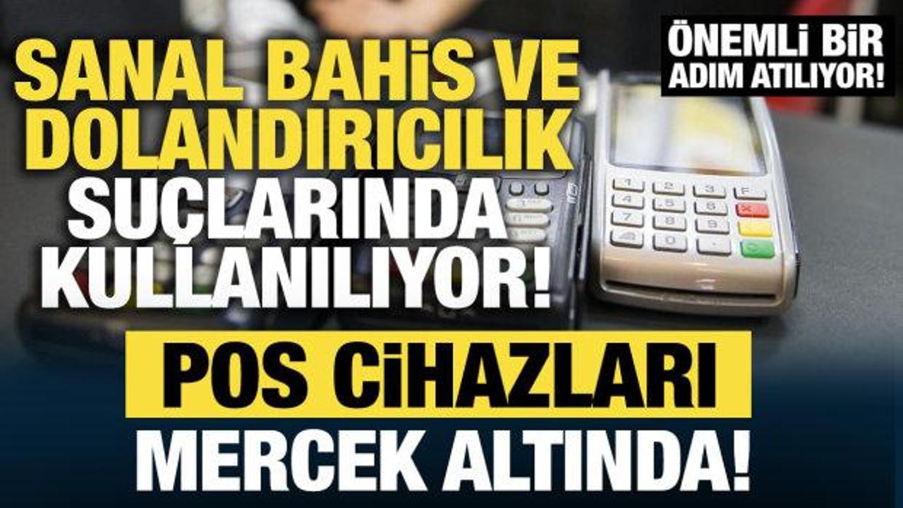 Su&ccedil; gelirleri aklanıyor! Pos cihazları mercek altında