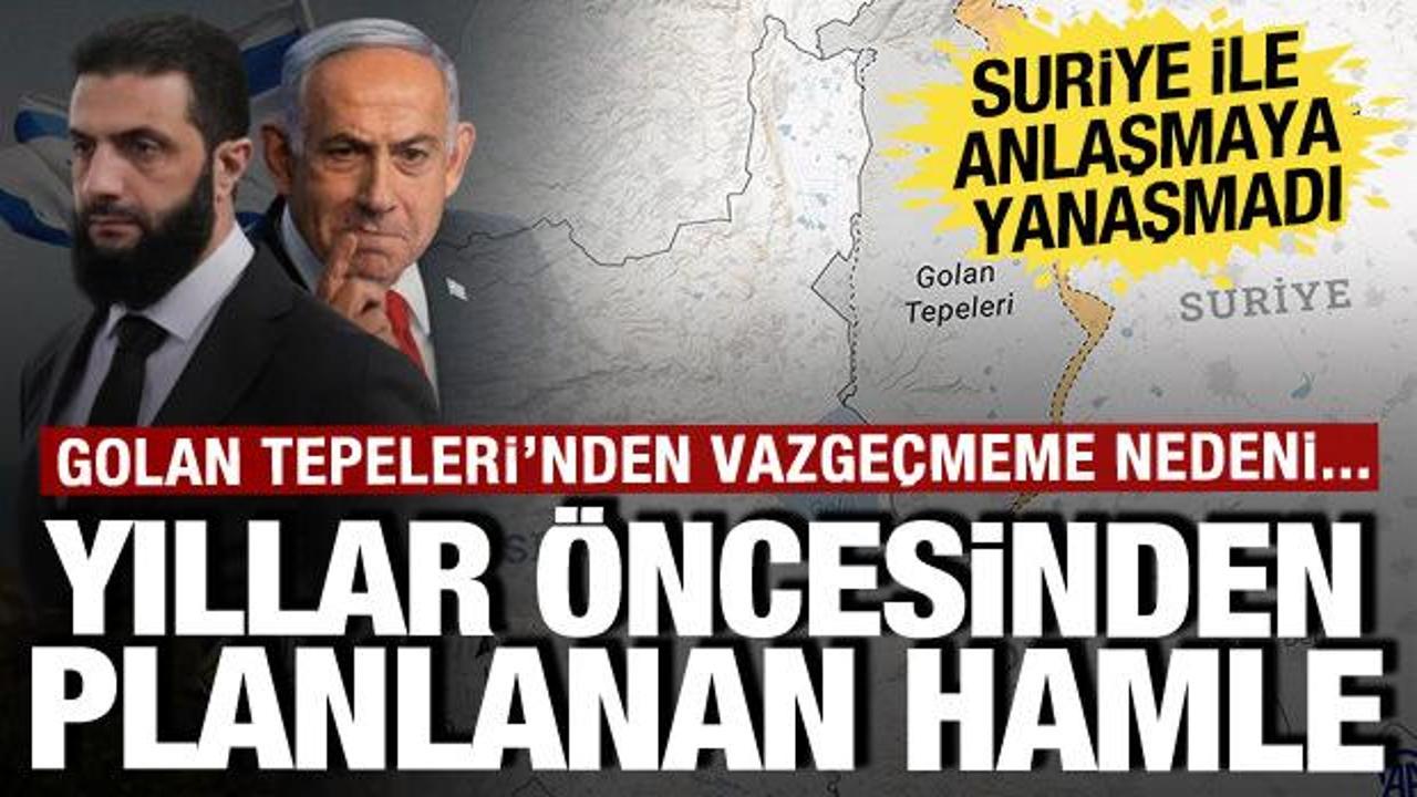 Suriye ve İsrail arasında Golan &ccedil;ıkmazı: Netanyahu'dan hava koridoru talebi