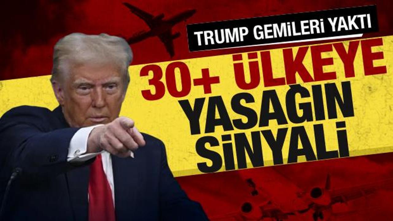 Trump'tan yeni seyahat yasağı hamlesi: Liste 30 &uuml;lkeyi aşacak