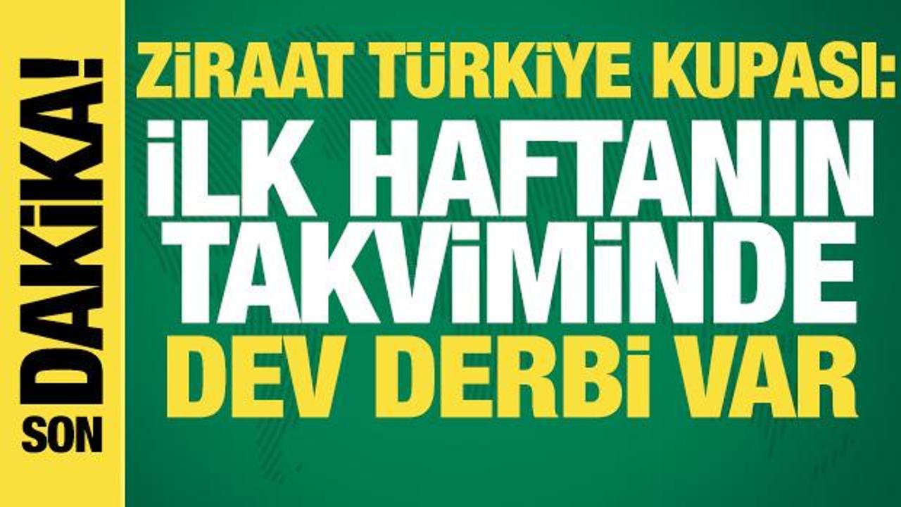 Ziraat Türkiye Kupası'nda gruplar belli oluyor