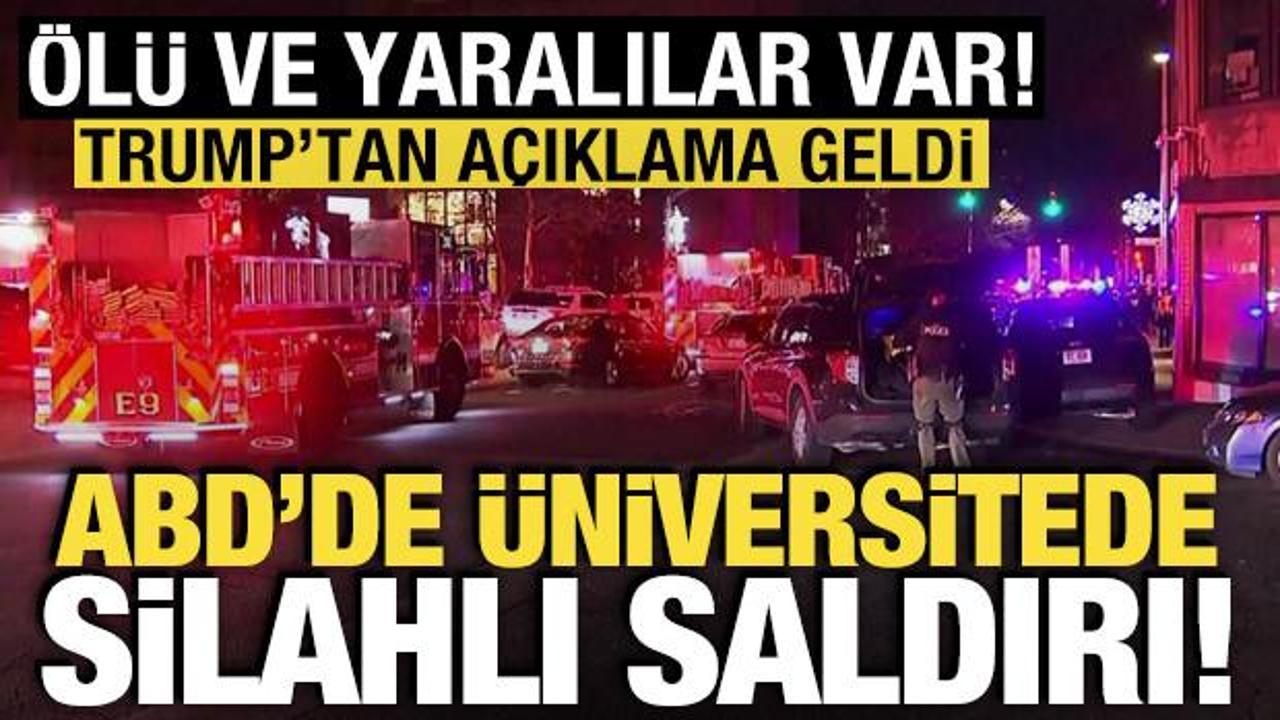 ABD'de üniversitede silahlı saldırı! Çok sayıda kişi vuruldu