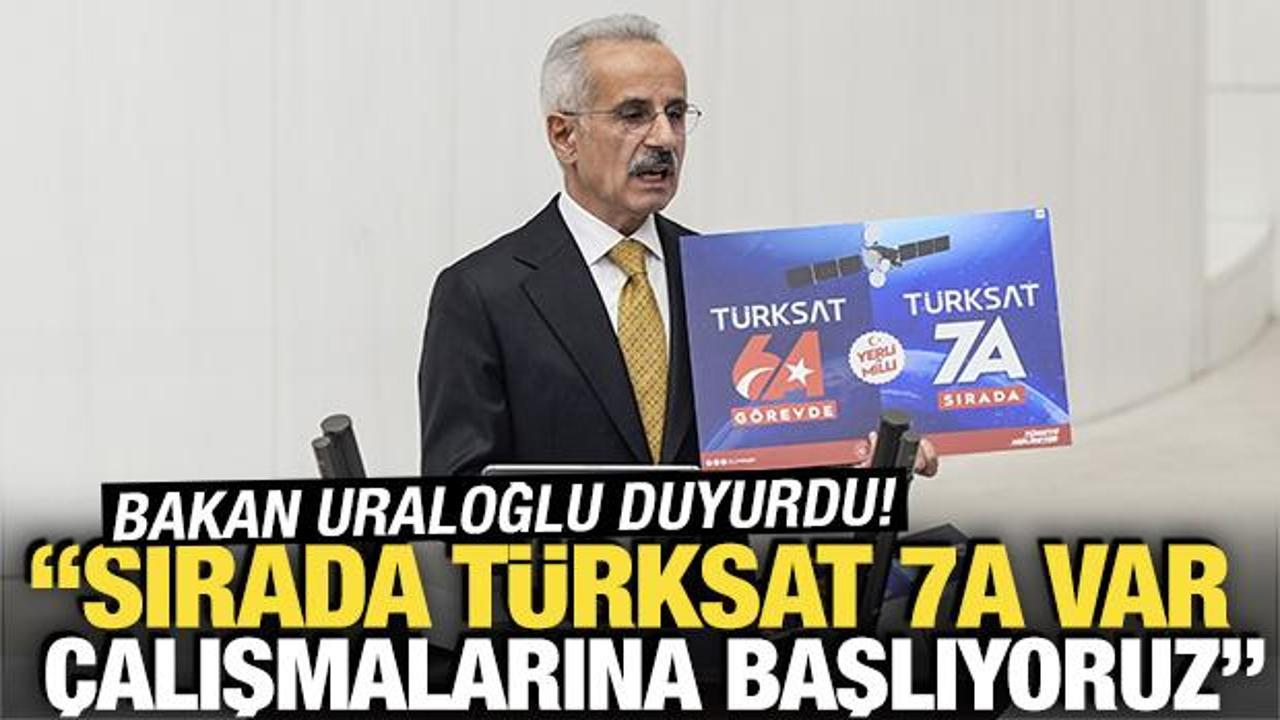 Bakan Uraloğlu duyurdu: Sırada TÜRKSAT 7A var, çalışmalarına başlıyoruz