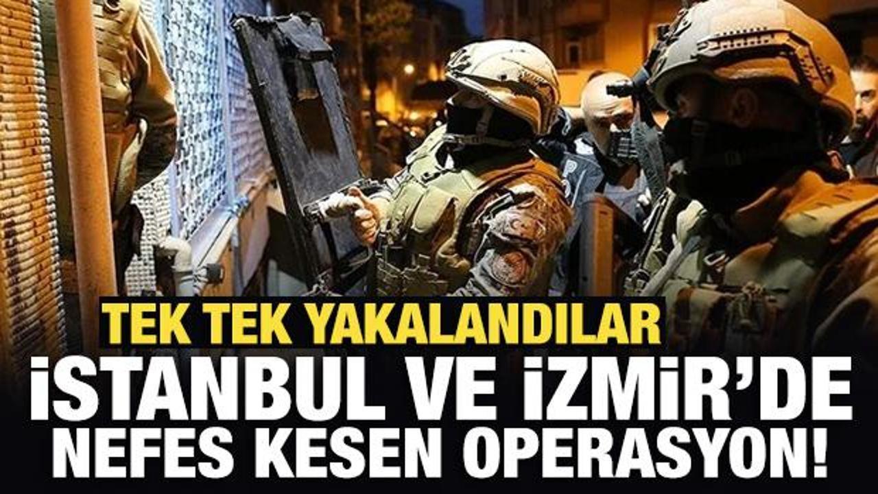 Bakan Yerlikaya duyurdu: İstanbul ve İzmir&rsquo;de nefes kesen operasyon!