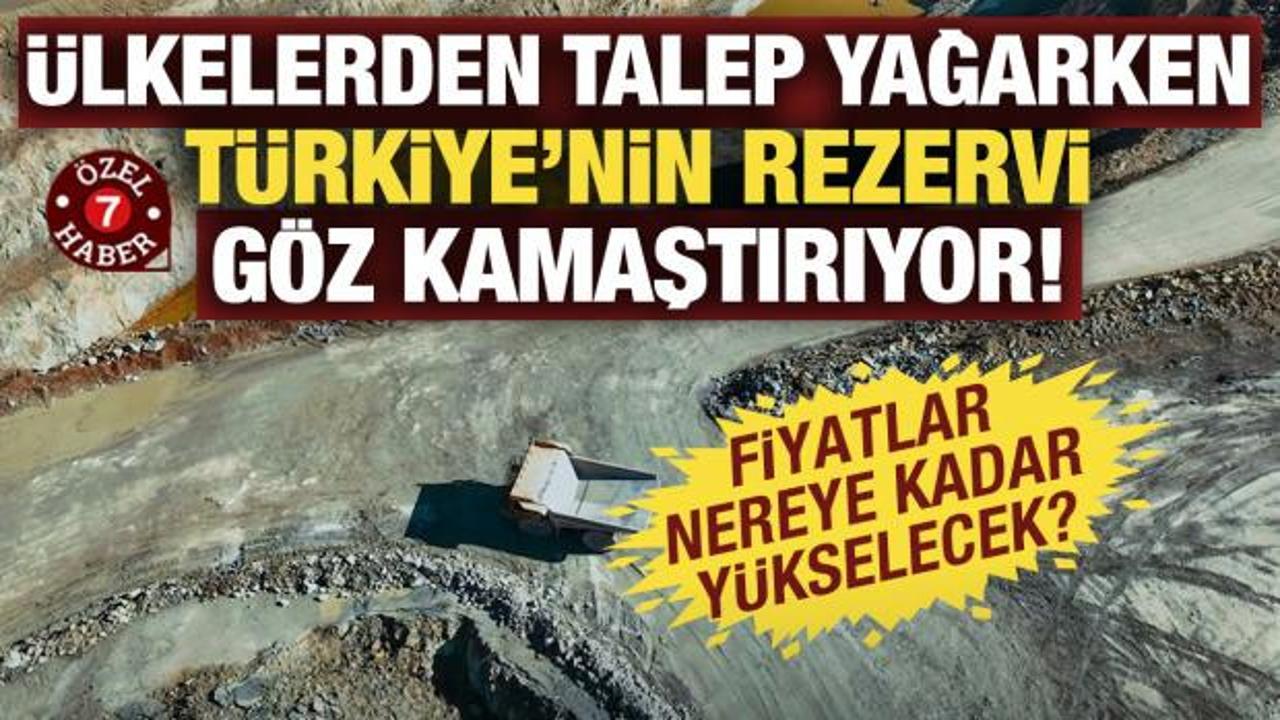 D&uuml;nyadan talep yağarken T&uuml;rkiye'nin rezervi dikkat &ccedil;ekiyor! Altını bile geride bıraktı
