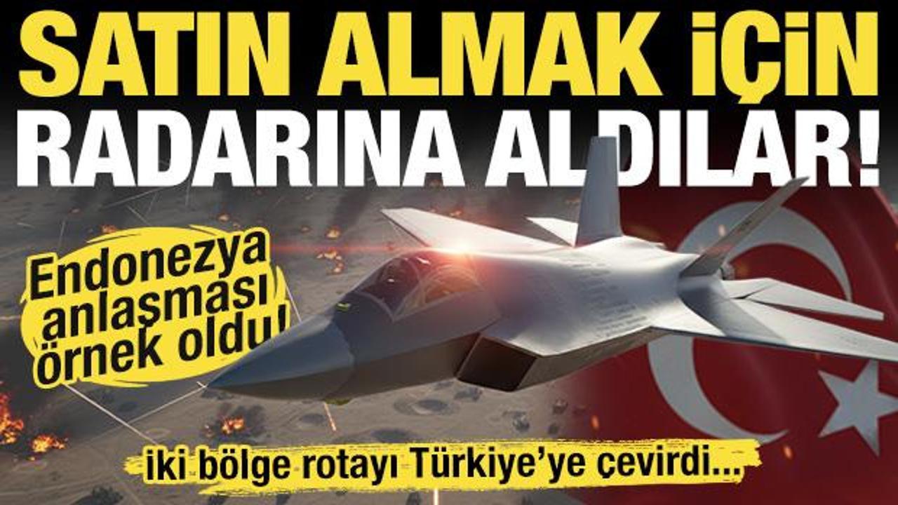 Endonezya anlaşması &ouml;rnek oldu: B&ouml;lge orduları KAAN'ı radarına aldı!