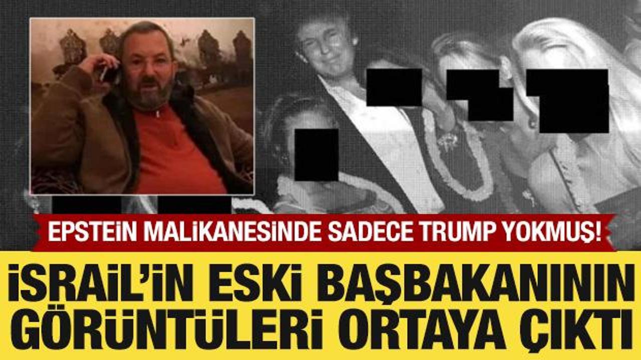 İsrail eski başbakanının Epstein malikanesinde g&ouml;r&uuml;nt&uuml;leri ortaya &ccedil;ıktı