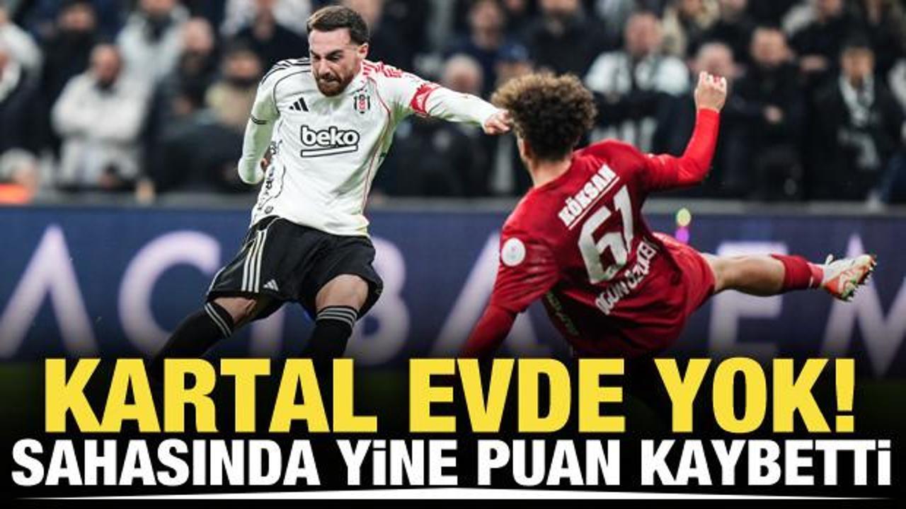 Kartal evde yok! Sahasında yine kazanamadı