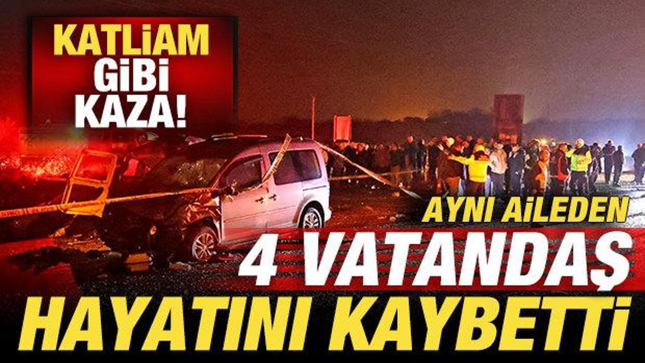 Mardin'de katliam gibi kaza: Aynı aileden 4 vatandaş öldü, 5 kişi yaralandı