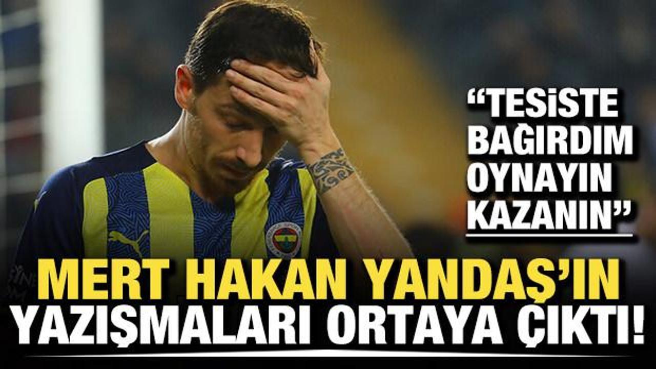 Mert Hakan'ın yazışmaları ortaya çıktı! "Tesiste bağırdım oynayın kazanın"