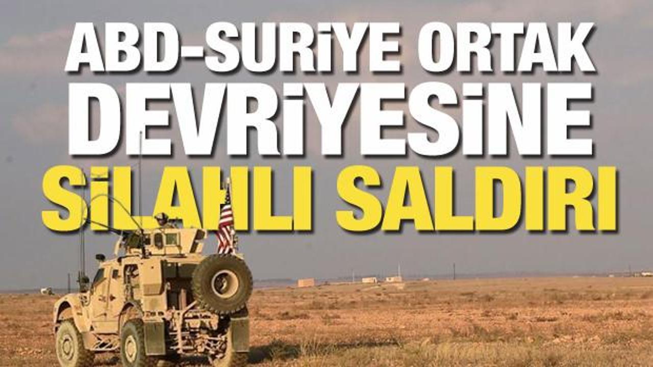 Son dakika... Suriye'de ABD ve Suriye ortak devriyesinde silahlı saldırı