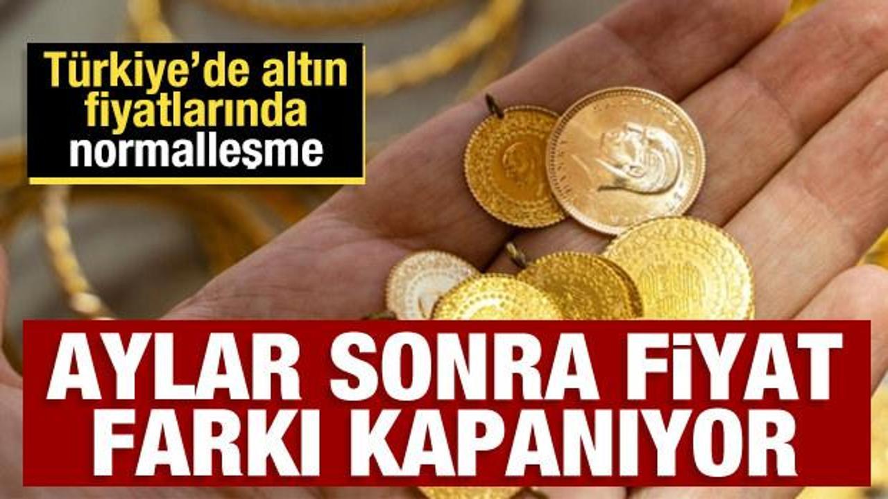 Türkiye’de altın fiyatlarında normalleşme: Aylar sonra fiyat farkı kapanıyor