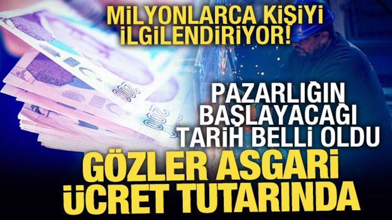 Yeni asgari ücret zammı için ikinci toplantı belli oldu