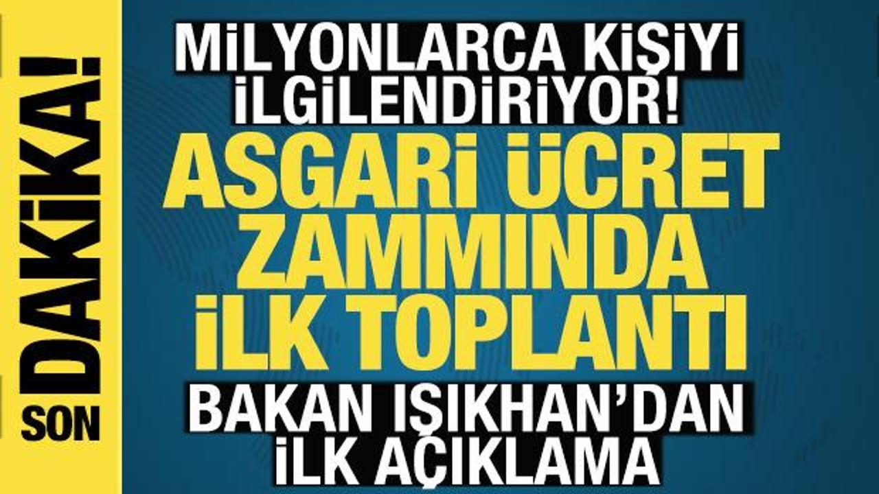 Yeni asgari ücret zammı için ilk toplantı sona erdi