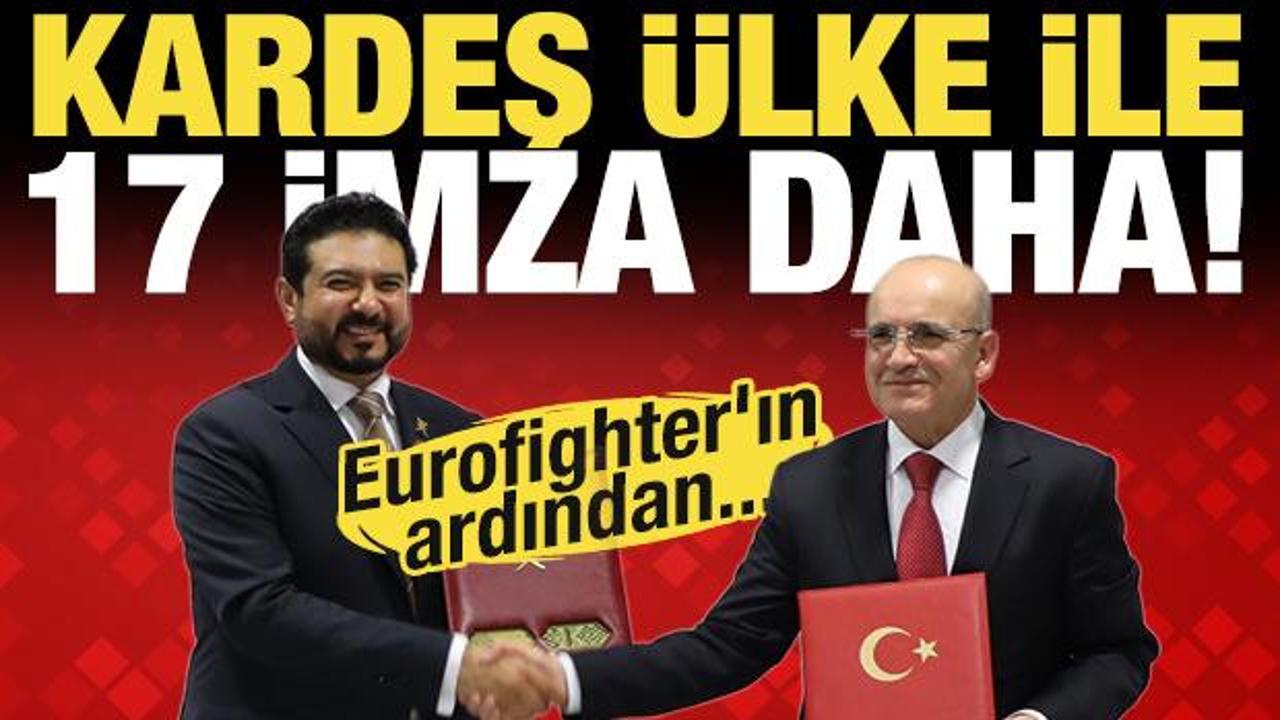 17 alanda kritik işbirliği! Bakan Şimşek duyurdu: Dost &uuml;lkeyle imzalar atıldı!