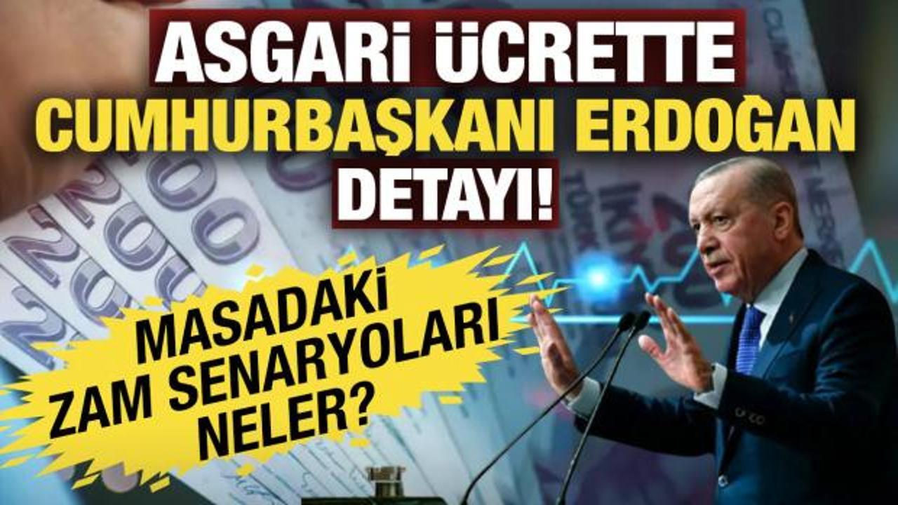 Asgari &uuml;crette 'Cumhurbaşkanı Erdoğan' detayı: Milyonların g&ouml;z&uuml; bu rakamda!