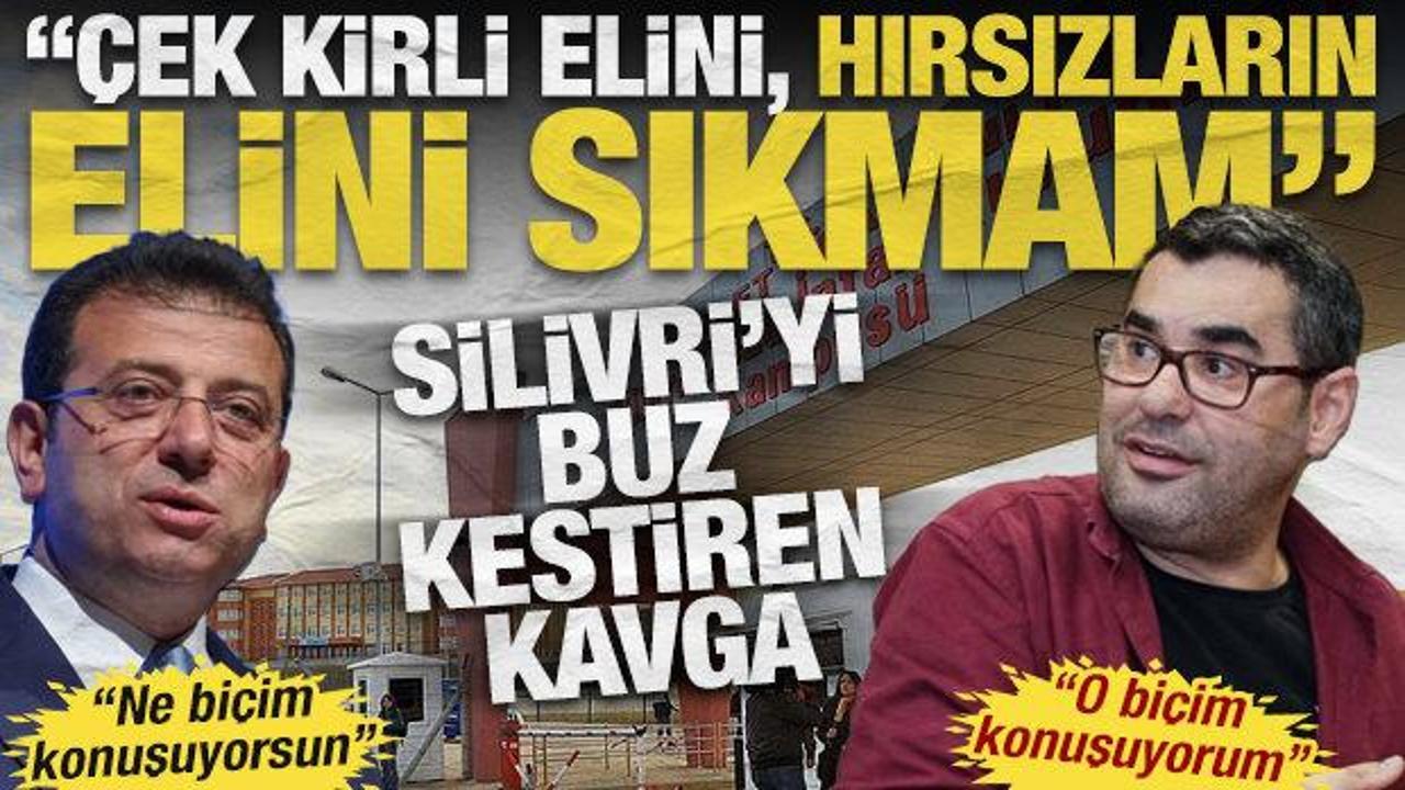 Aysever&rsquo;le İmamoğlu Silivri&rsquo;de birbirine girdi: &Ccedil;ek kirli elini hırsızların elini sıkmam&hellip;