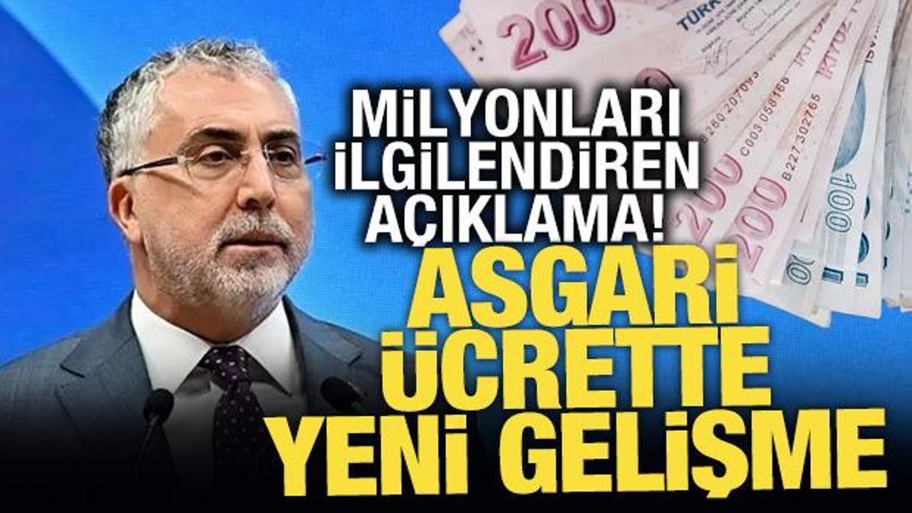 Bakan Işıkhan'dan asgari &uuml;cret a&ccedil;ıklaması: T&uuml;m sendikalarla iletişim halindeyiz!