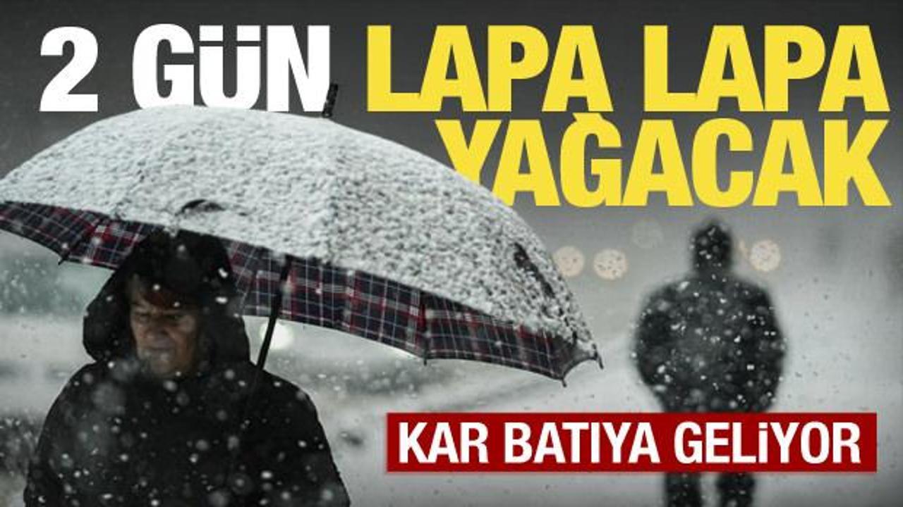 Bug&uuml;n bahar havası, hafta sonu kar... Meteoroloji bazı illeri uyardı: Lapa lapa yağacak!