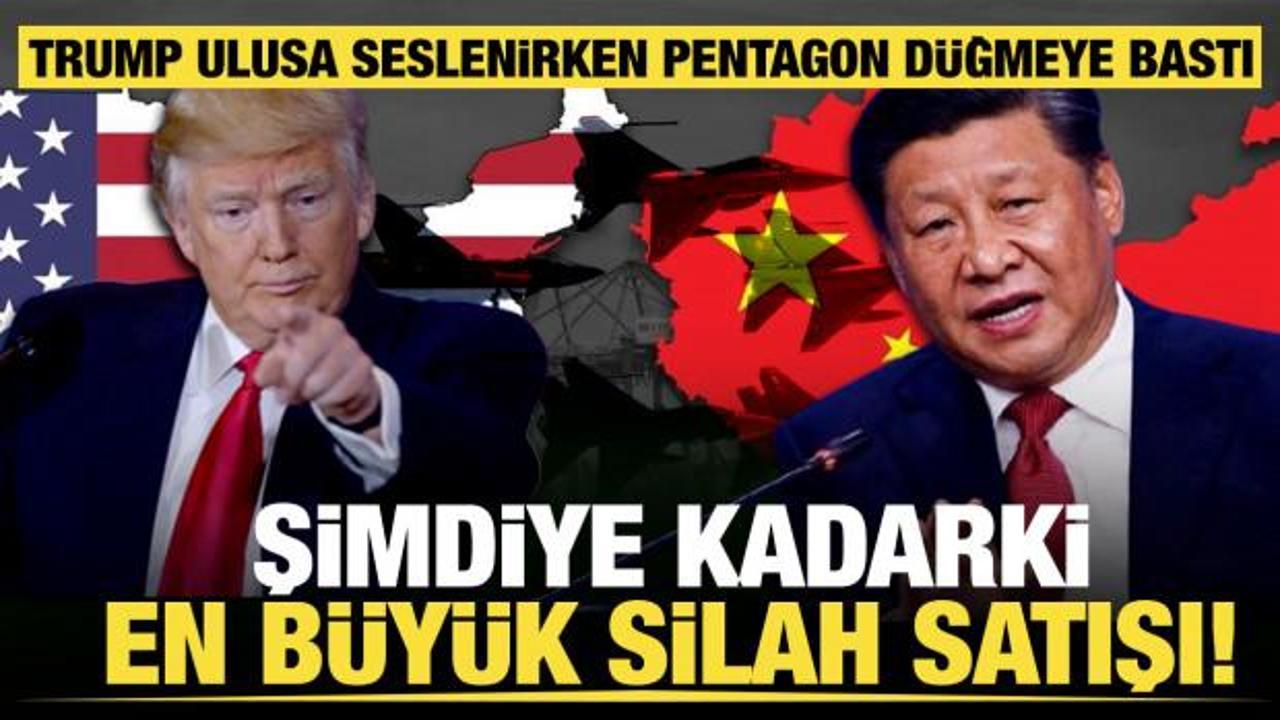 &Ccedil;in'e 11 milyar dolarlık g&ouml;zdağı: Washington'dan Tayvan'a dikkat &ccedil;eken silah satışı!