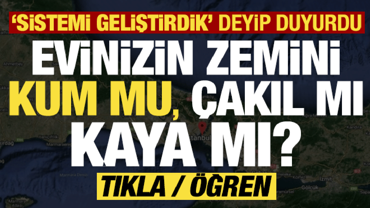 Herkes merak ediyordu! Evin zemini &ccedil;akıl mı, kum mu, kaya mı g&ouml;steriyor! TIKLA / &Ouml;ĞREN