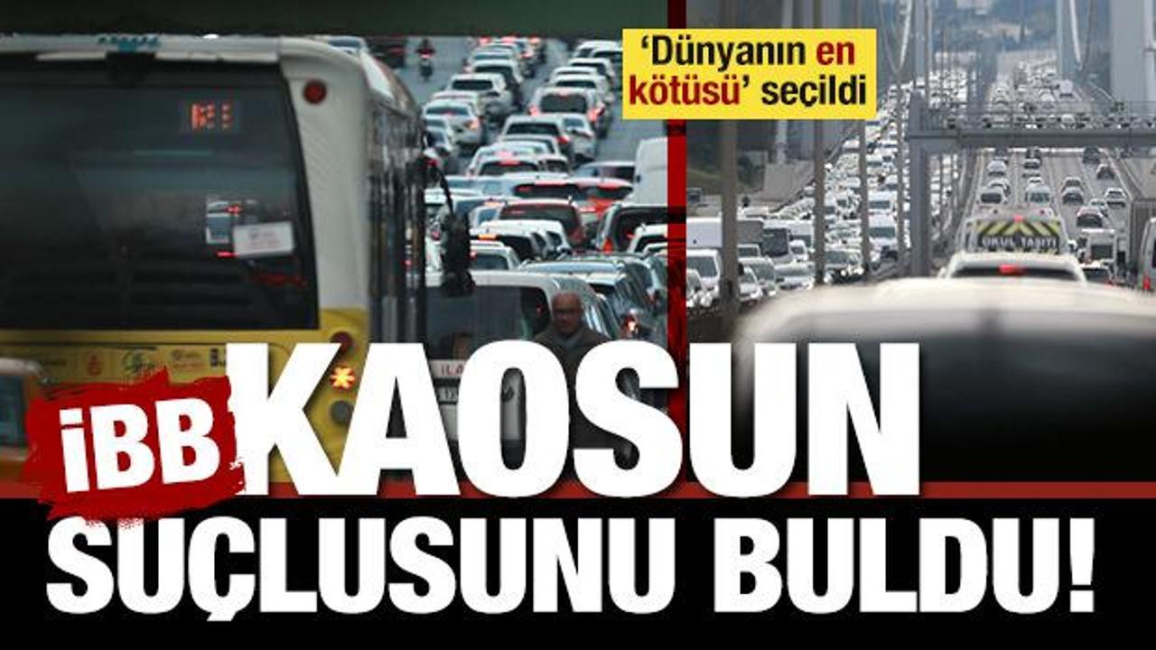 İşte İstanbul'u y&ouml;neten akıl: Trafiğin sebebi İBB değil bakanlıkmış!
