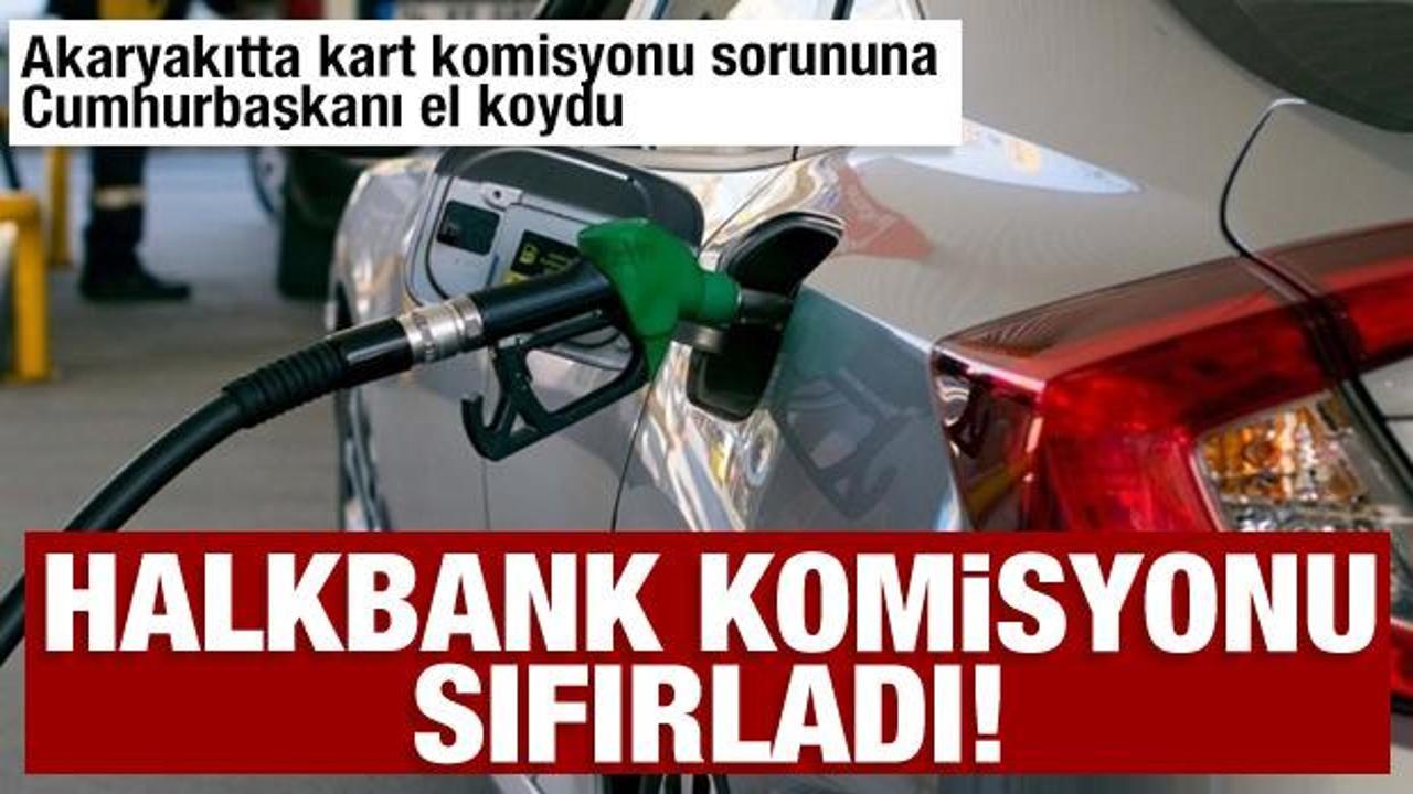 Kart komisyonu sorununa Cumhurbaşkanı el koydu: Halkbank komisyonu sıfırladı