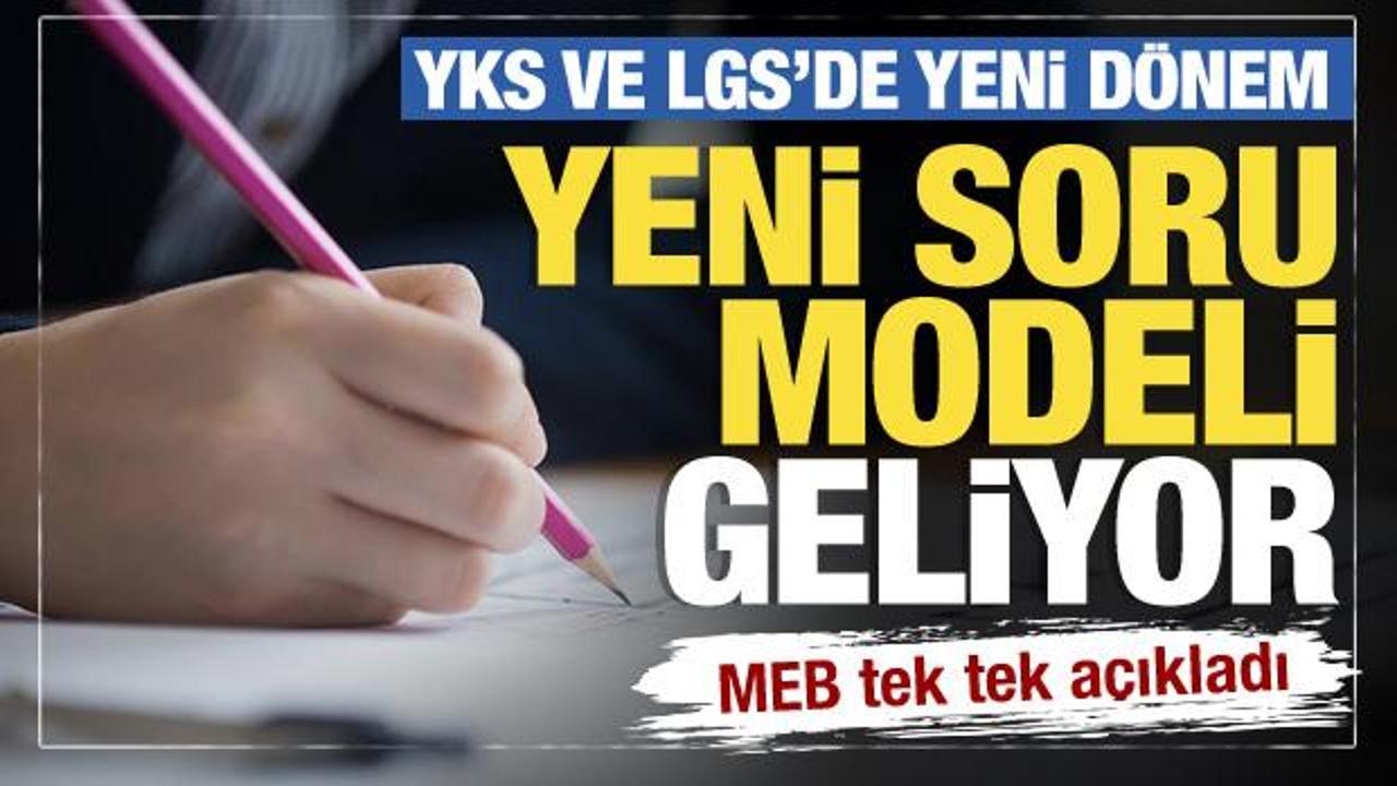 MEB yeni m&uuml;fredat a&ccedil;ıklaması: YKS ve LGS'ye 'beceri' temelli sorular geliyor
