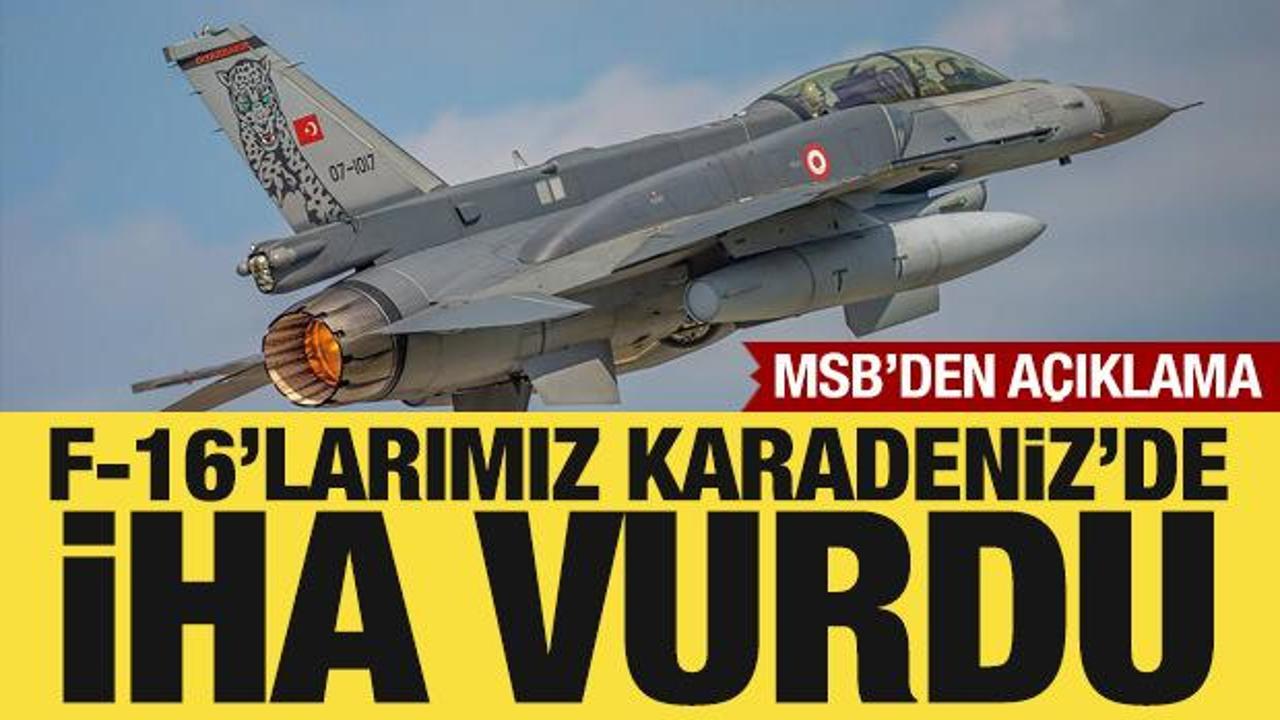 MSB: Hava sahamıza yaklaşan İHA vurularak d&uuml;ş&uuml;r&uuml;ld&uuml;