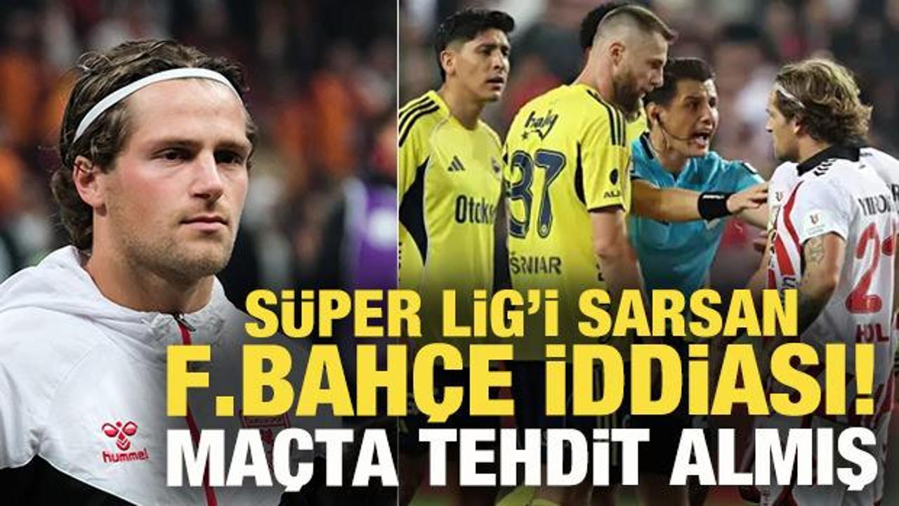 Samsunsporlu Holse'den aylar sonra Fenerbah&ccedil;e iddiası! Ma&ccedil;ta tehdit almış