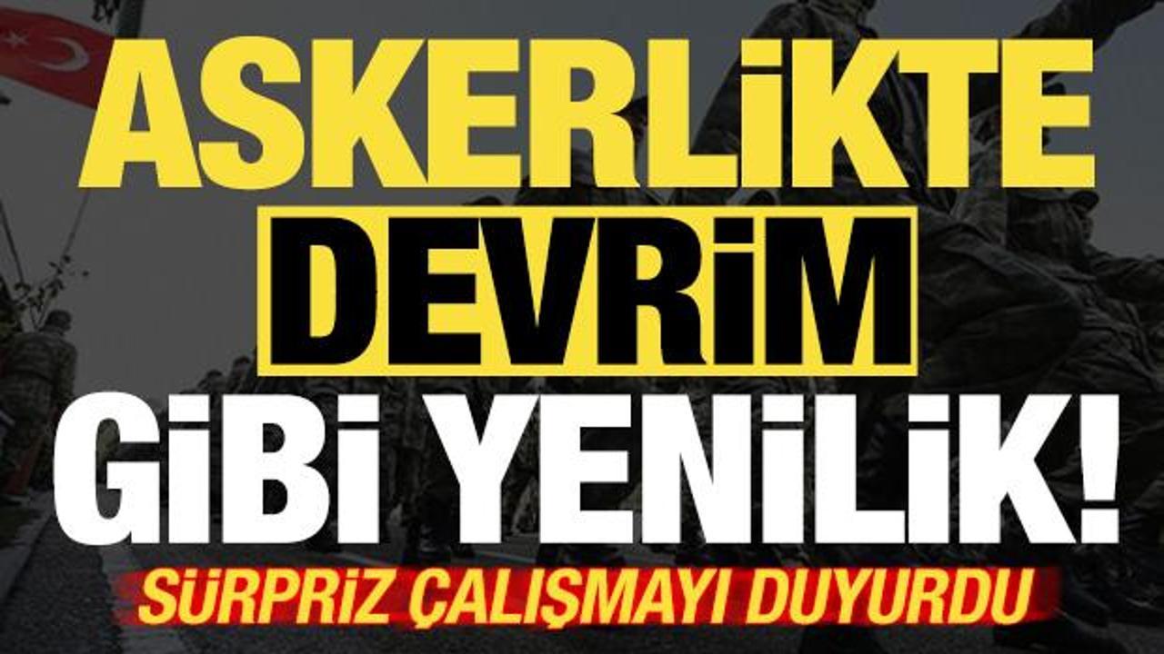Son dakika: Askerlikte devrim gibi yenilik! Bakan G&uuml;ler s&uuml;rpriz &ccedil;alışmayı duyurdu...