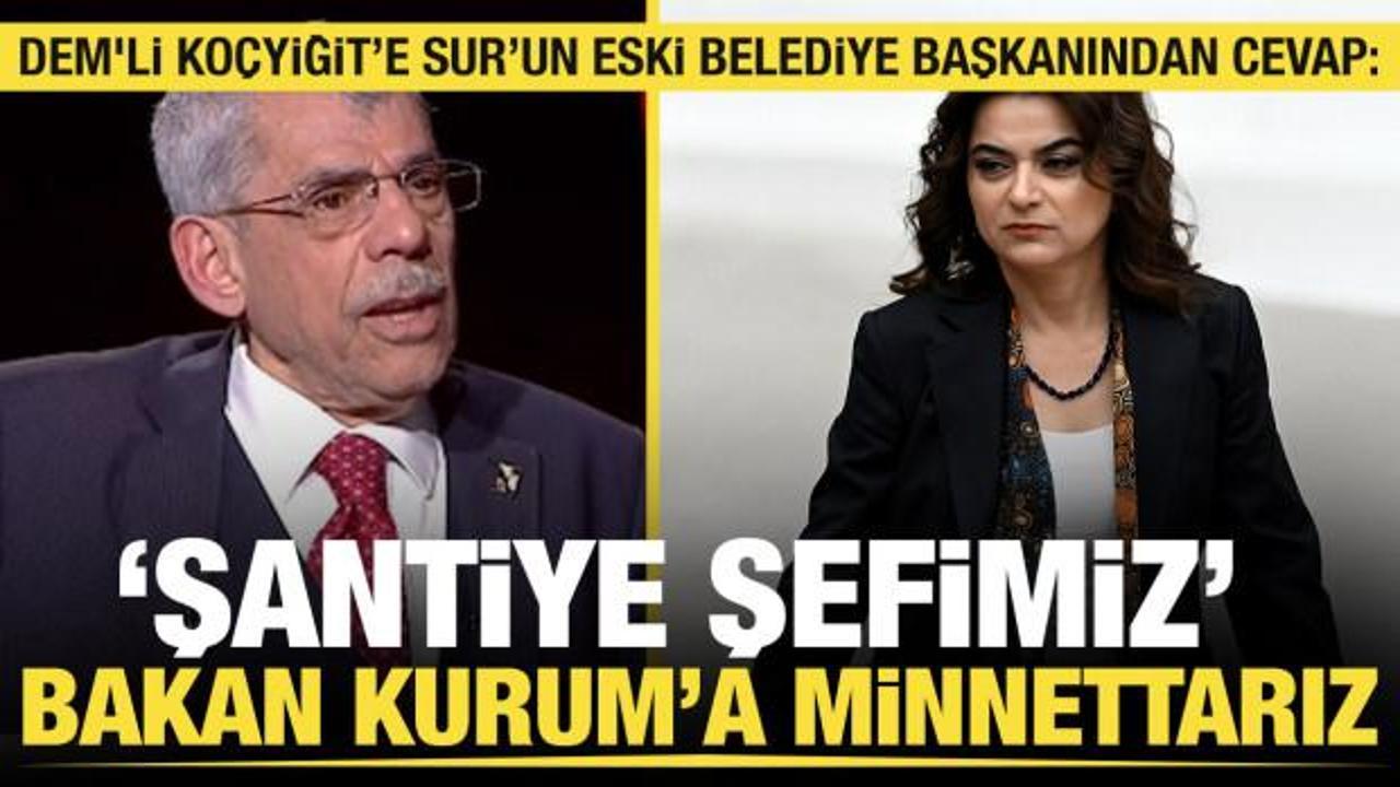 Sur'un eski Belediye Başkanı Toptancı'dan DEM'li Ko&ccedil;yiğit'e: Bakan Kurum'a minnettarız