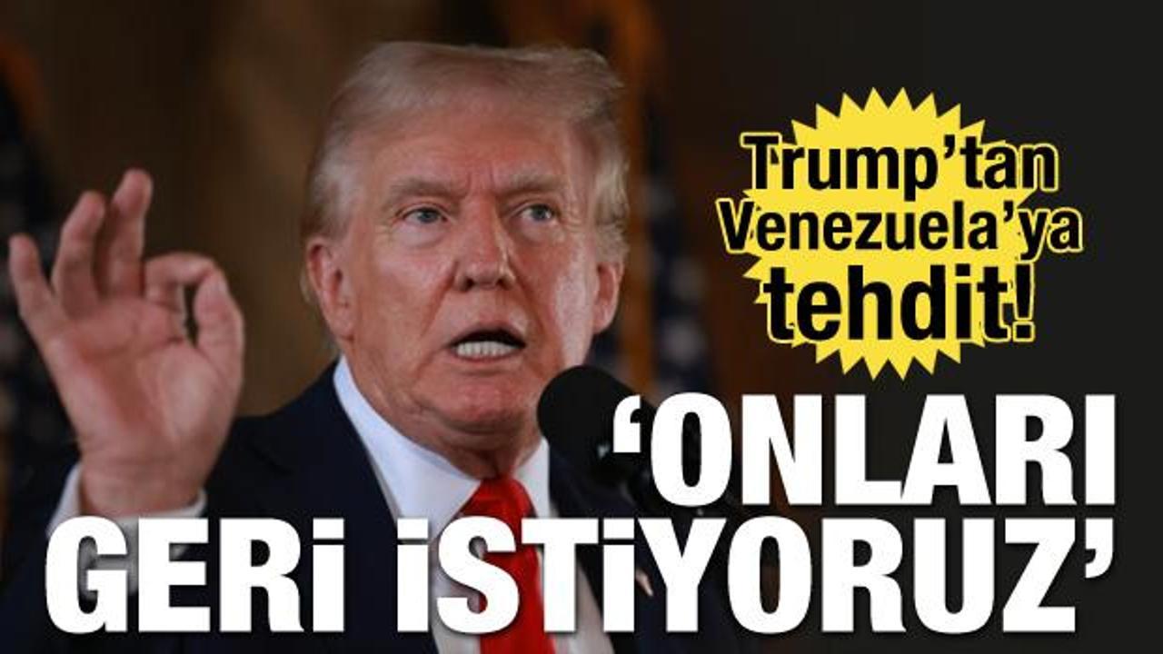 Trump'tan Venezuela'ya: Petrol haklarımızı geri istiyoruz