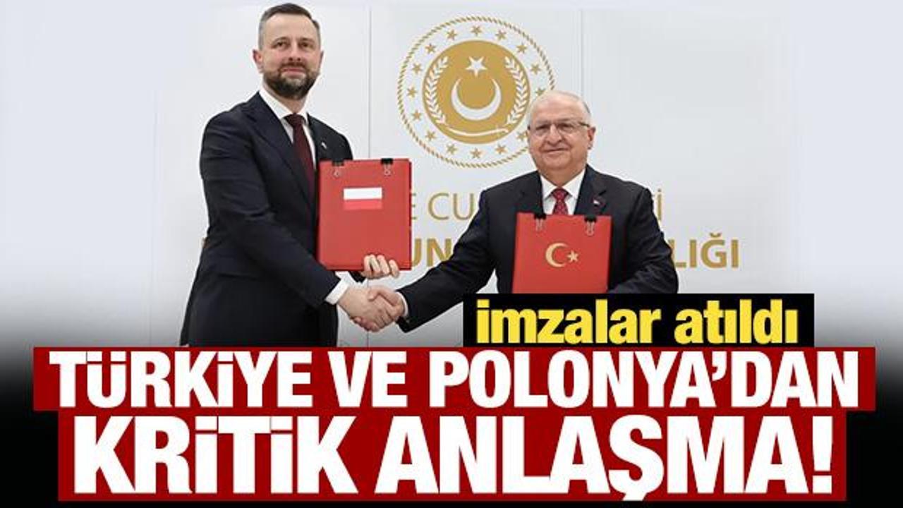 T&uuml;rkiye ve Polonya&rsquo;dan kritik savunma hamlesi! Anlaşma imzalandı