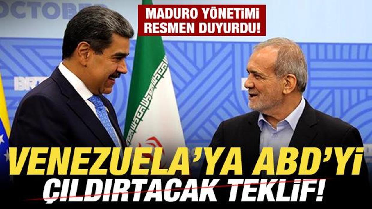Venezuela son dakika duyurdu! İran'dan, Maduro'ya ABD'yi &ccedil;ıldırtacak destek