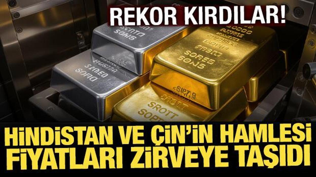 Altın ve g&uuml;m&uuml;ş fiyatları 2025'te sert y&uuml;kseldi