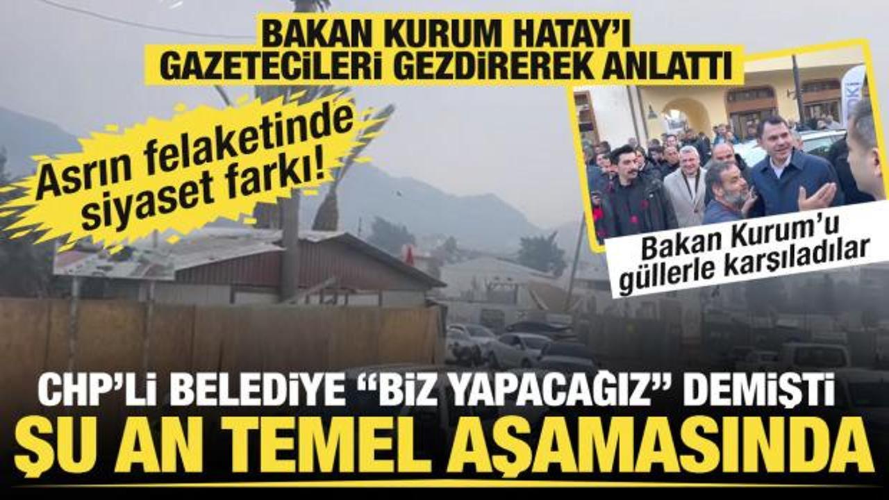 Bakan Kurum Hatay'ı gazetecileri gezdirerek anlattı: Taşınma s&uuml;reci başlıyor
