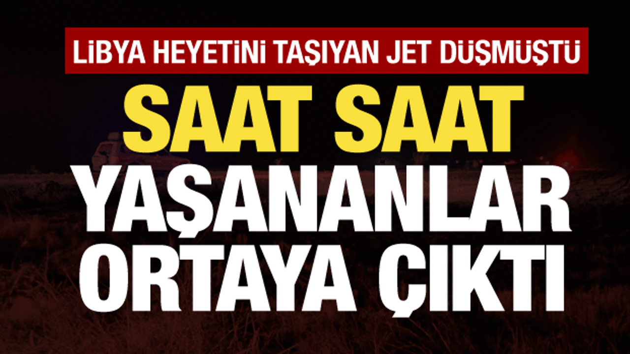 D&uuml;şen Libya u&ccedil;ağında saat saat ne oldu? Bakan Uraloğlu'ndan son dakika paylaşımı!