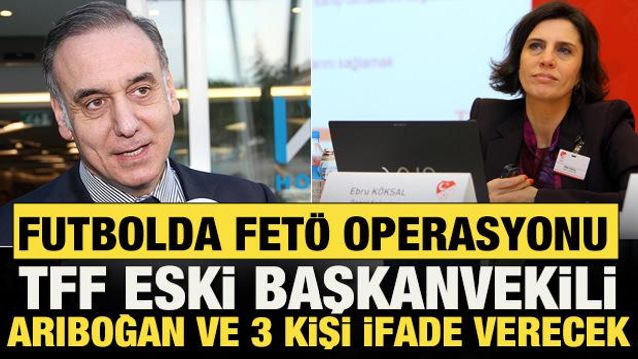 Futbolda FET&Ouml; operasyonu! TFF eski Başkanvekili L&uuml;tfi Arıboğan ve 3 kişi i&ccedil;in flaş karar