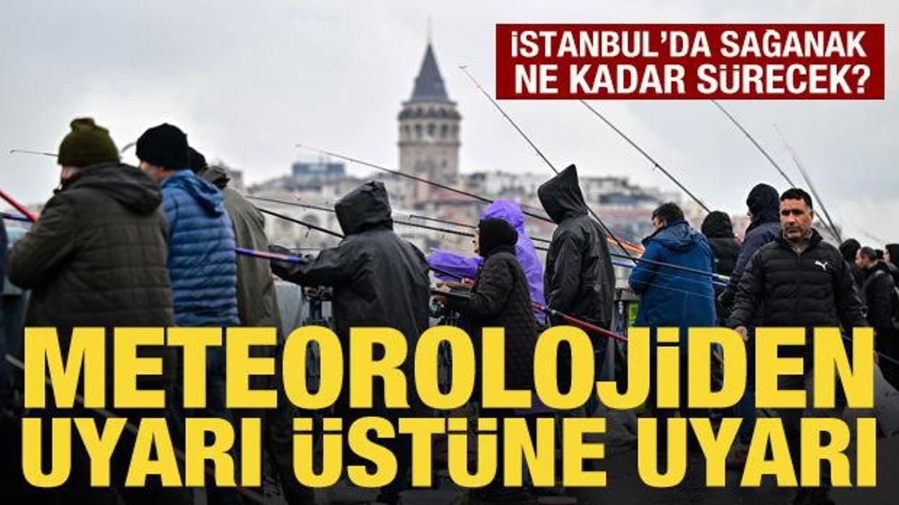 İstanbul'da sağanak yağış ne kadar s&uuml;recek? Meteorolojiden uyarı &uuml;st&uuml;ne uyarı
