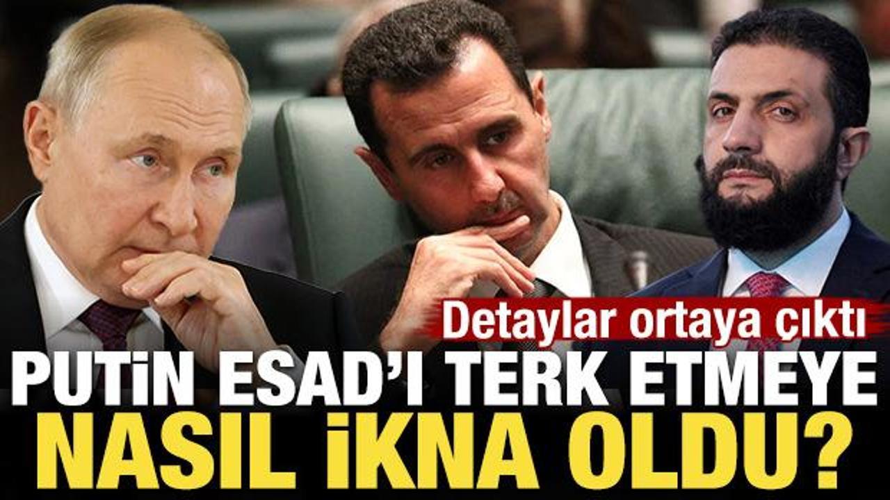 Putin Esad'ı terk etmeye nasıl ikna oldu? Detaylar ortaya &ccedil;ıktı