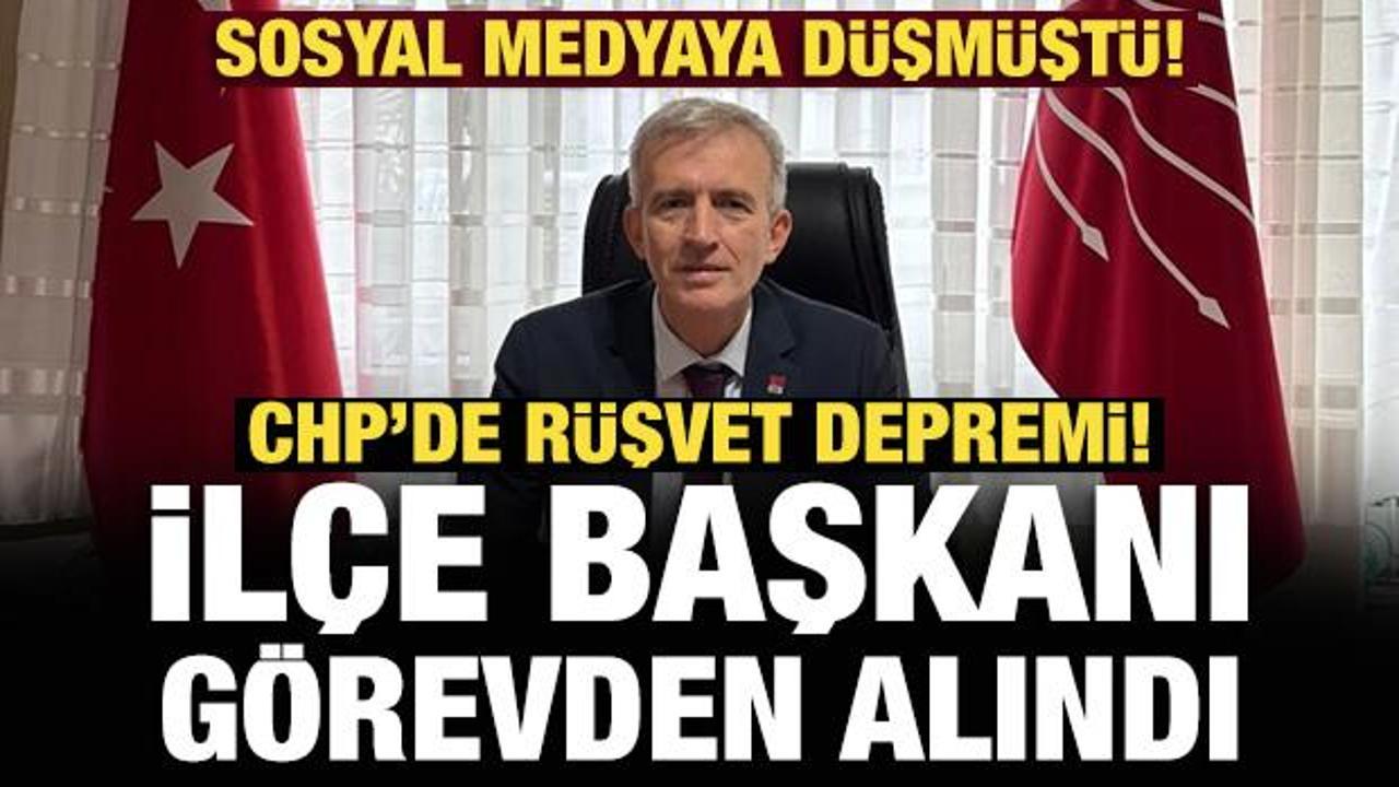 Son Dakika: CHP'de r&uuml;şvet depremi! Altıeyl&uuml;l il&ccedil;e başkanı g&ouml;revden alındı!