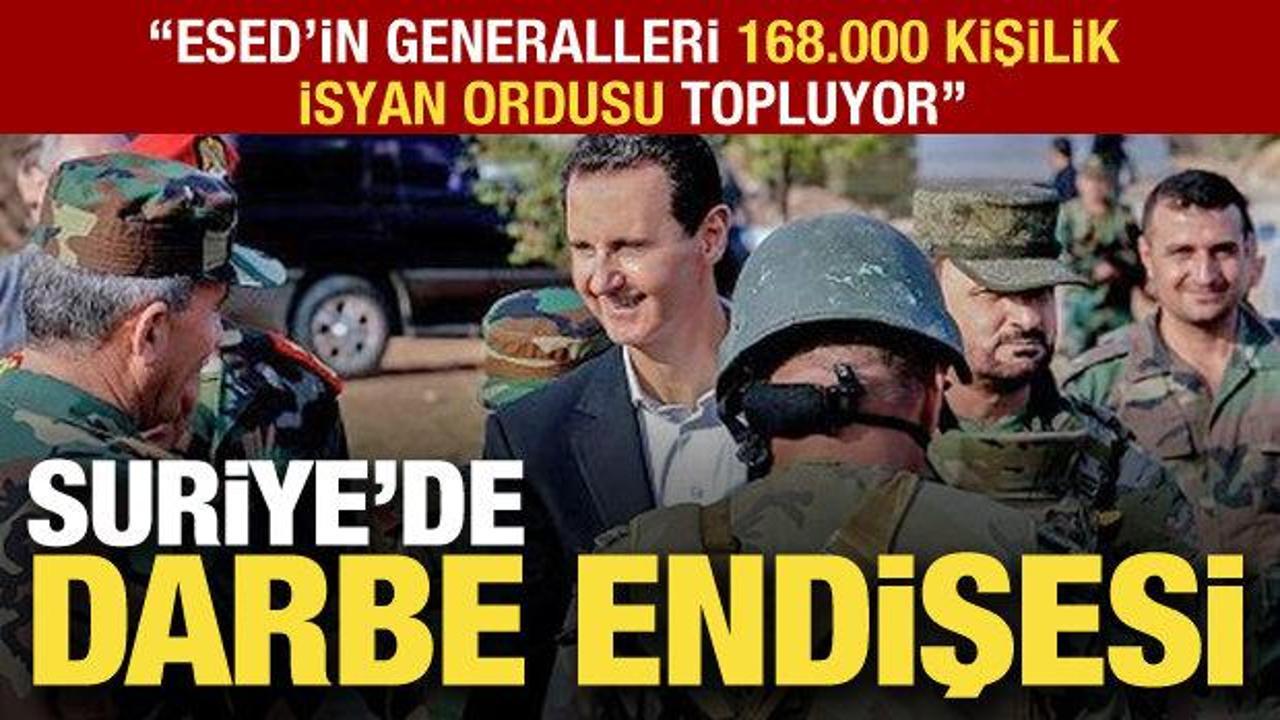 Suriye'de darbe endişesi! ABD basını: Esed generalleri isyan planlıyor