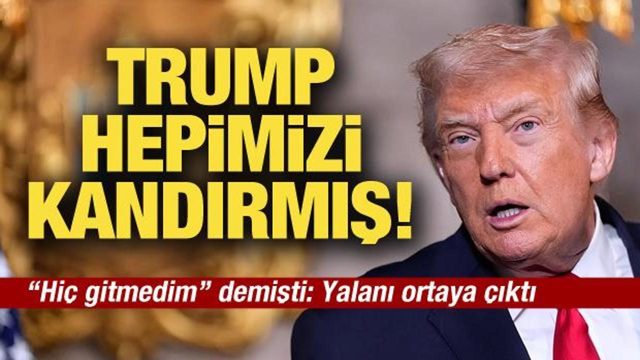 Trump'ın yalanı ortaya &ccedil;ıktı: "Hi&ccedil; gitmedim" dediği adaya en az 8 u&ccedil;uş yapmış!