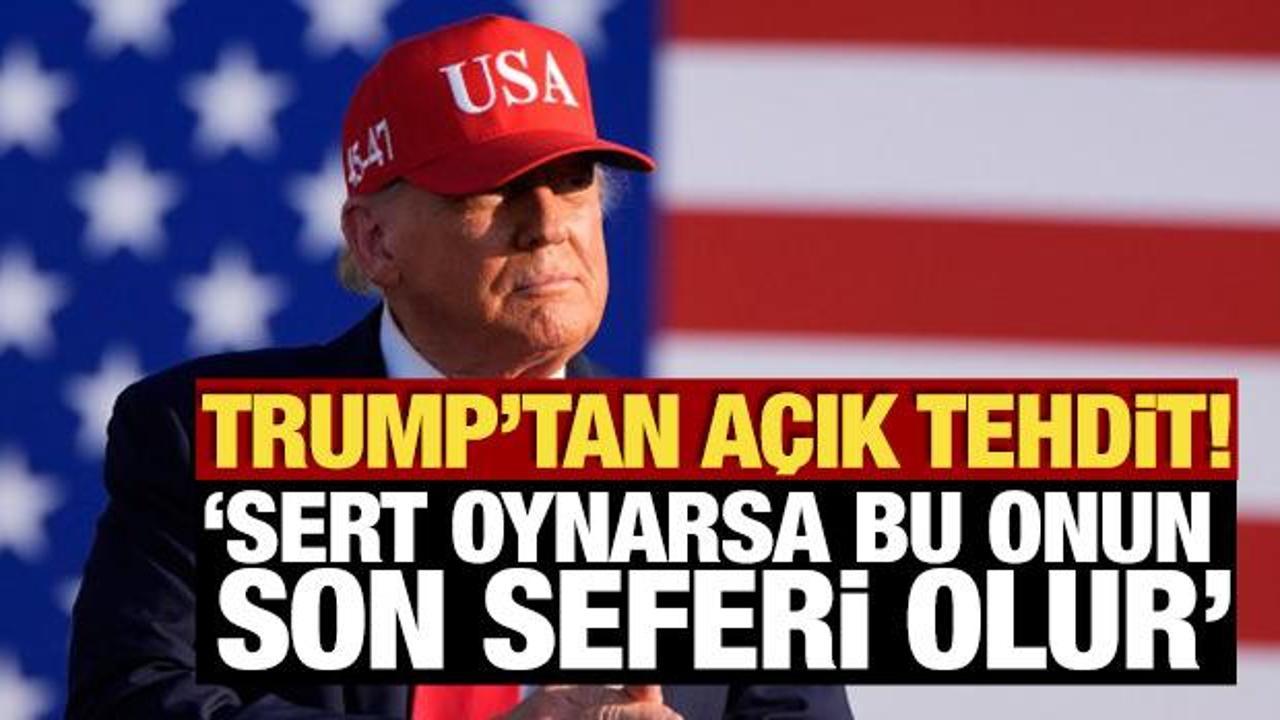 Trump'tan Maduro'ya a&ccedil;ık tehdit: Sert oynarsa, bu onun son seferi olur