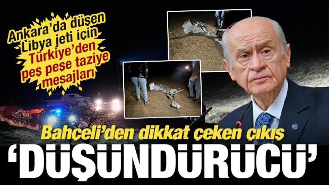 T&uuml;rkiye'den peş peşe taziye mesajları! Ankara'da Libya jeti d&uuml;şt&uuml;, t&uuml;m askeri heyet &ouml;ld&uuml;!