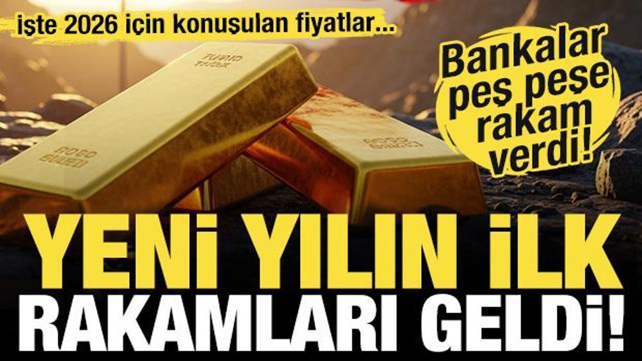 Altında yeni yılın ilk fiyatları geldi! İşte 2026'nın ilk g&uuml;n&uuml;nde altın ve g&uuml;m&uuml;ş fiyatları
