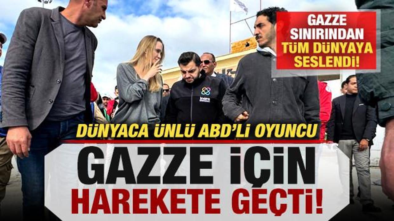 Angelina Jolie harekete geçti: Gazze sınırından tüm dünyaya seslendi Angelina Jolie harekete geçti: Gazze sınırından tüm dünyaya seslendi