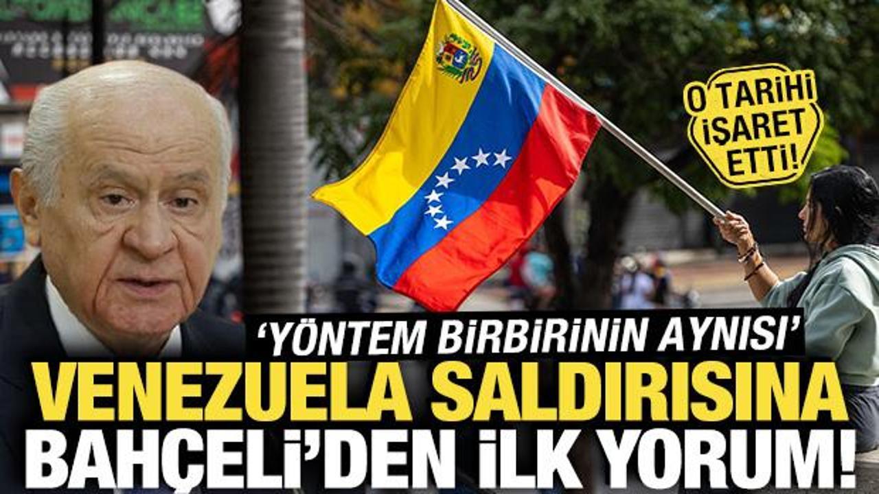 Bah&ccedil;eli'den Venezuela mesajı: '15 Temmuz ile aynı'