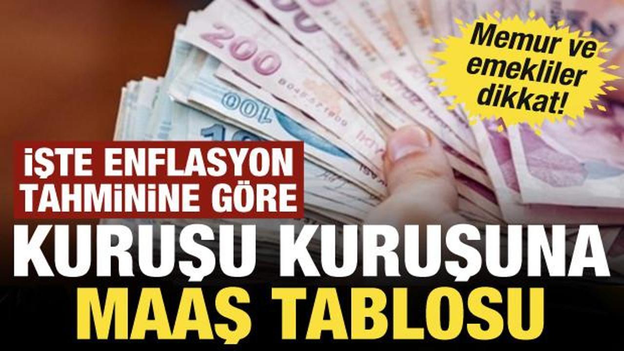 En d&uuml;ş&uuml;k maaş 60 bin TL olacak! Memur ve emekli i&ccedil;in masada 4 form&uuml;l var!