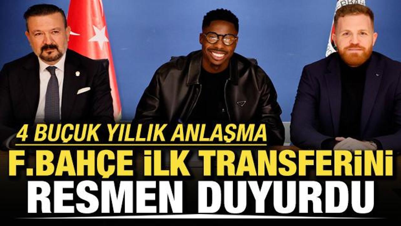 Fenerbah&ccedil;e ilk transferini resmen duyurdu